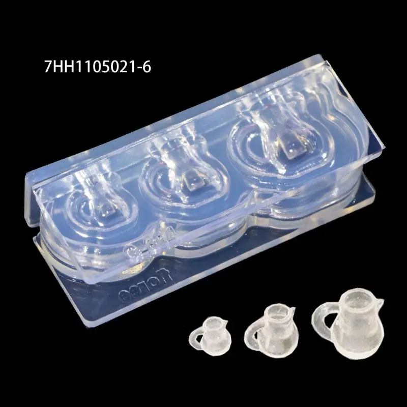 Handmade Mini Hollow Milk Bottles Cup Straw Silicone Resin Molds Craft Tools Dropsale