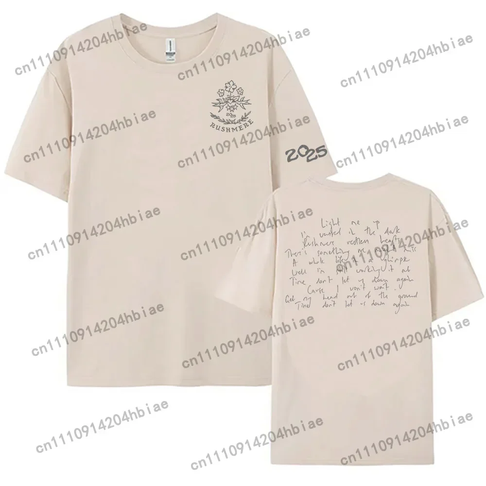 Women Clothing Mumford & Sons RUSHMERE Album 2025 T-shirt Summer Round Neck Soft Tshirts Folk Rock Band Graphic Print T Shirt