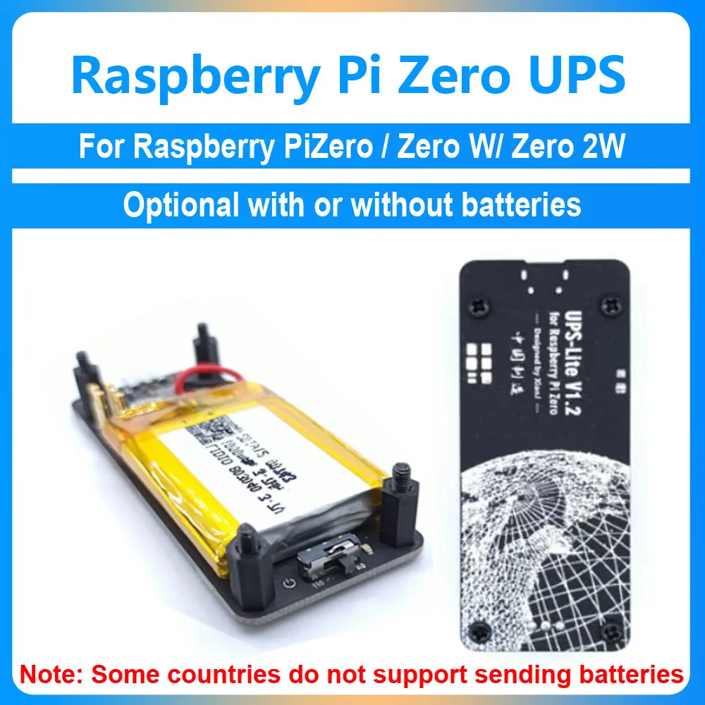 ใหม่ Original UPS Lite V1.3 UPS Power หมวกพร้อมแบตเตอรี่ไฟฟ้าการตรวจจับสําหรับ Raspberry Pi Zero Zero 2 W