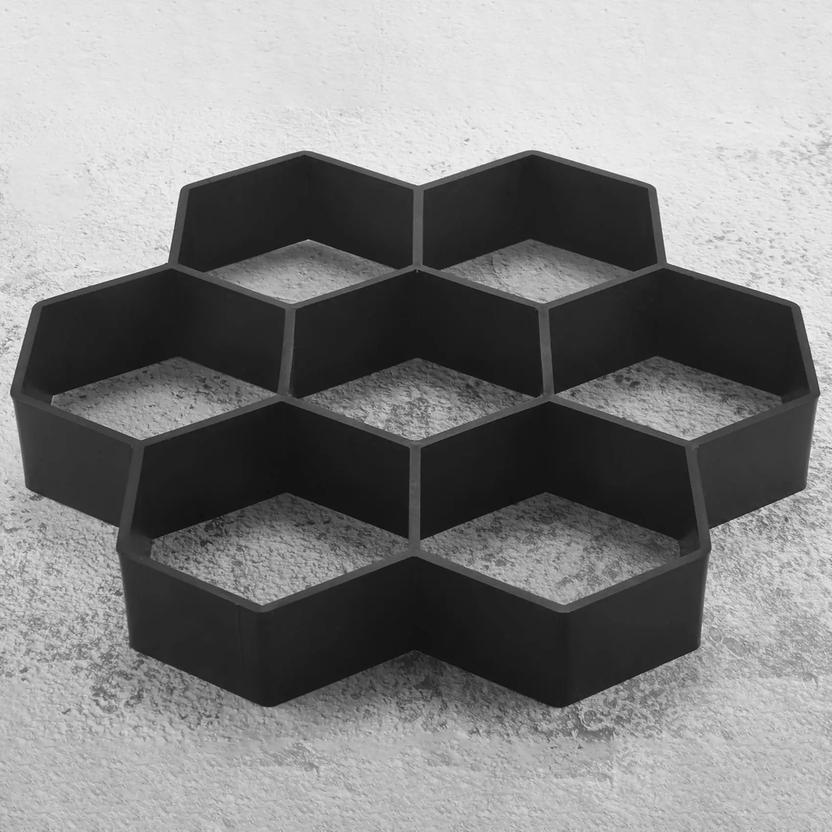 DIY Patio Walk Maker Stepping Stone Concrete Paver Mold Reusable Path Maker Mold Garden Paving Stone Molds 30X30cm-[A22I Store]