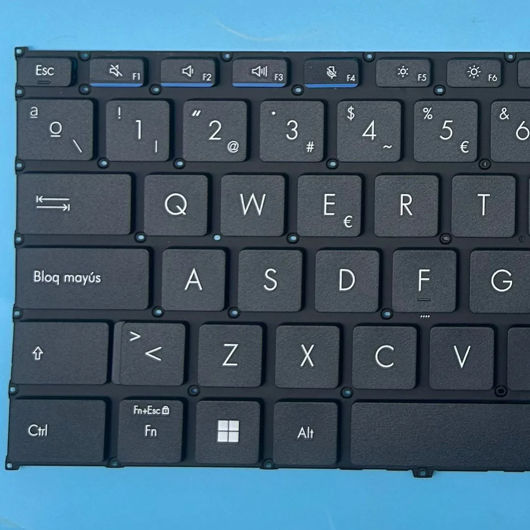 NEW Latin Spanish Keyboard For Asus ExpertBook B1403 P1403 B1403CVA Black