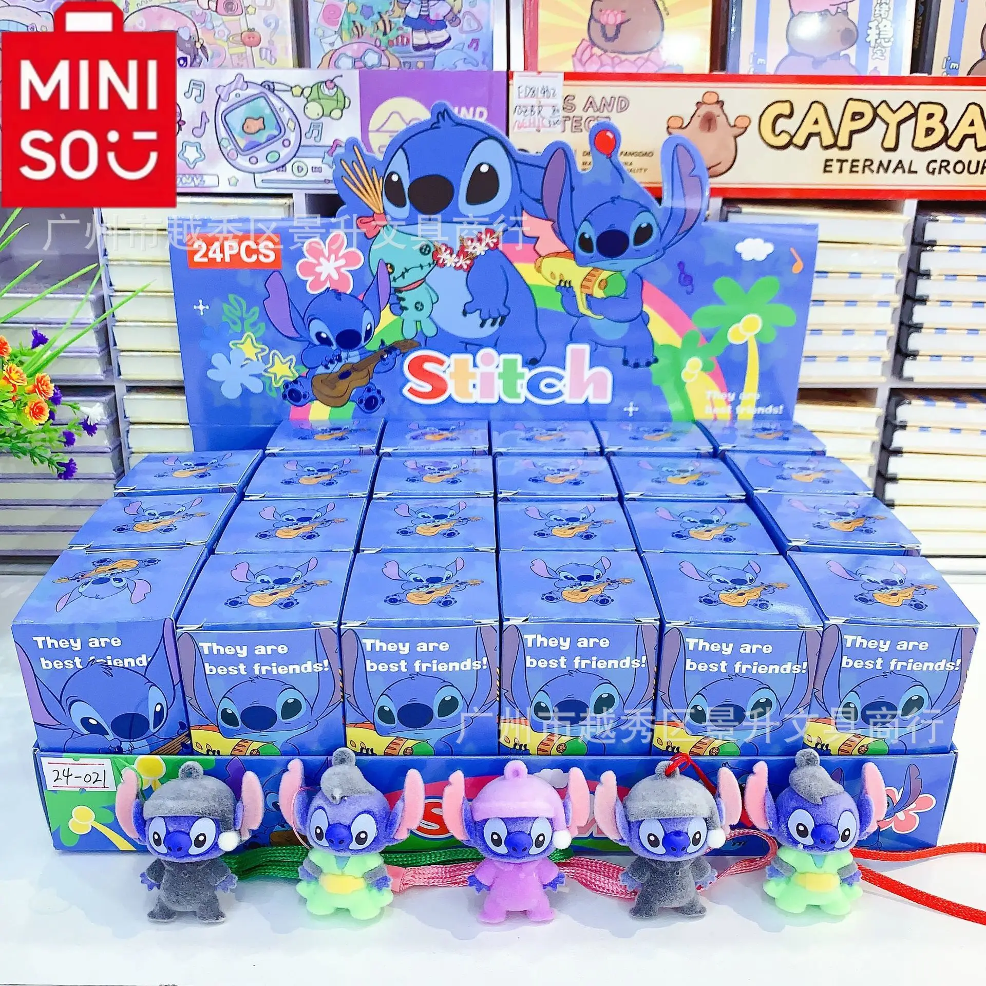 

Blind Box Anime Stitch Action Figure Cartoon Doll Model Doll Angel Lilo Stitch Toy For Children'S Gift Stitch Flocking Pendant