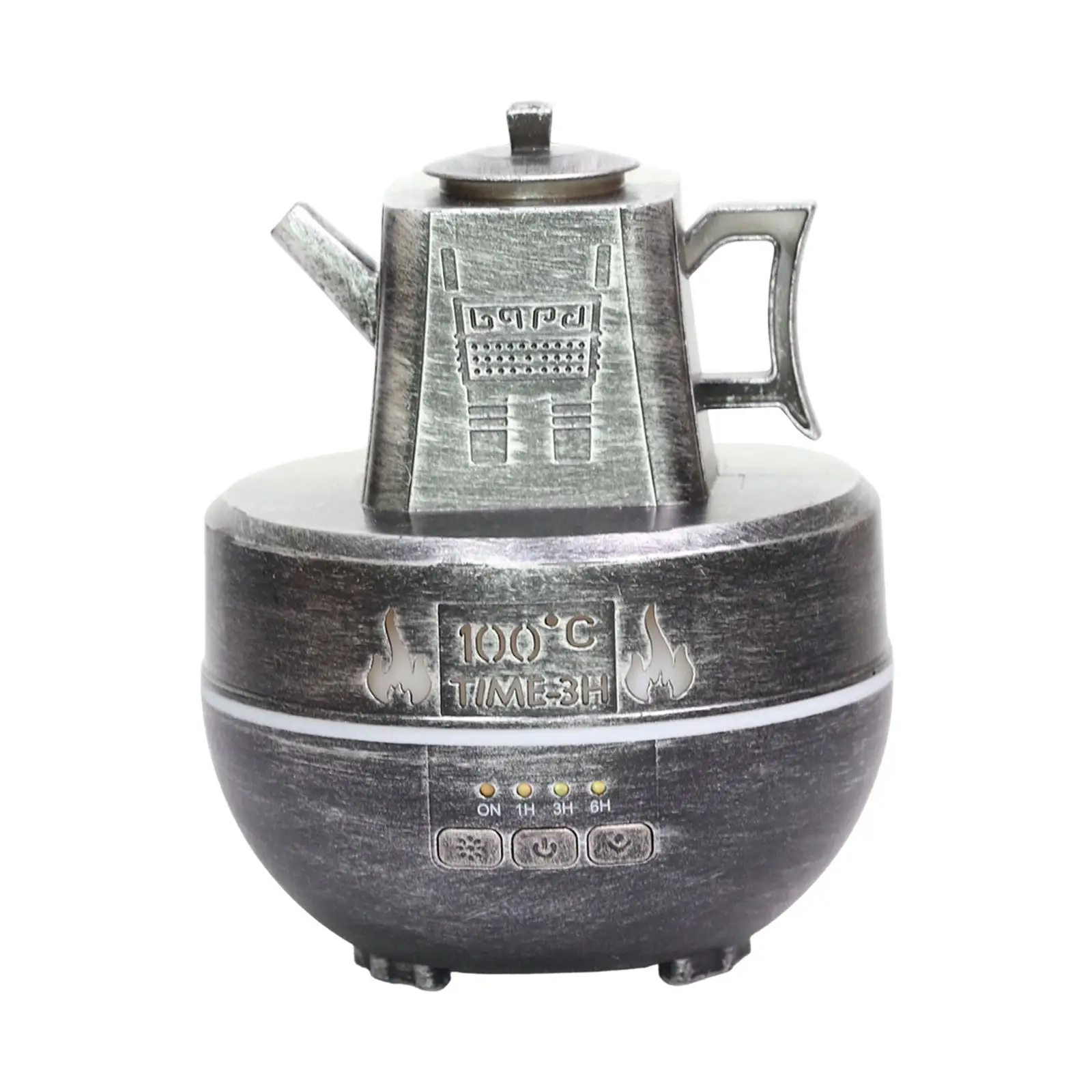 

Аромадиффузор-чайник 5 Вт с 7 цветными светильниками, многофункциональный, для прикроватной тумбочки, офисного стола, спальни, дома