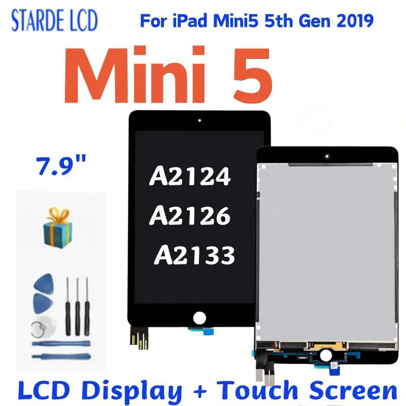 

7.9 inch For iPad Mini5 5th Gen 2019 For Mini 5 LCD Display Touch Screen Digitizer Assembly A2124 A2126 A2133 Replacement Part