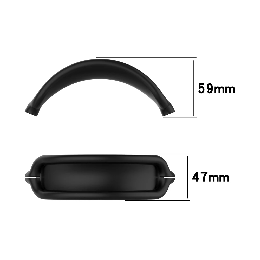 Color Silicone Headband Cover for AirPods Max Removable Washable Soft Cushion Case for AirPods Max Headphones Accessories