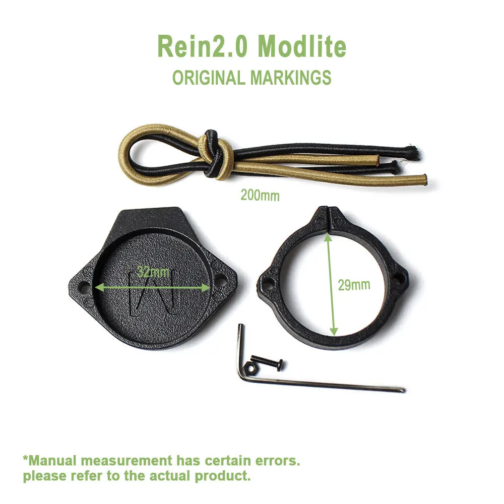 Osłona taktyczna na latarkę SOTAC-GEAR, nylonowa nakładka ochronna na latarkę do broni, pasuje do M300, M600, M952V, M951, Modlite Scout Light.