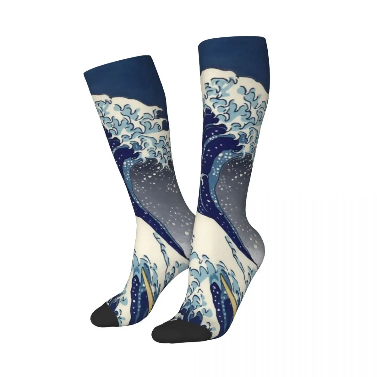 Great Wave Kanagawa Night Socks Harajuku Stockings All Season Long Socks Accessories for Man's Woman's Christmas Gifts