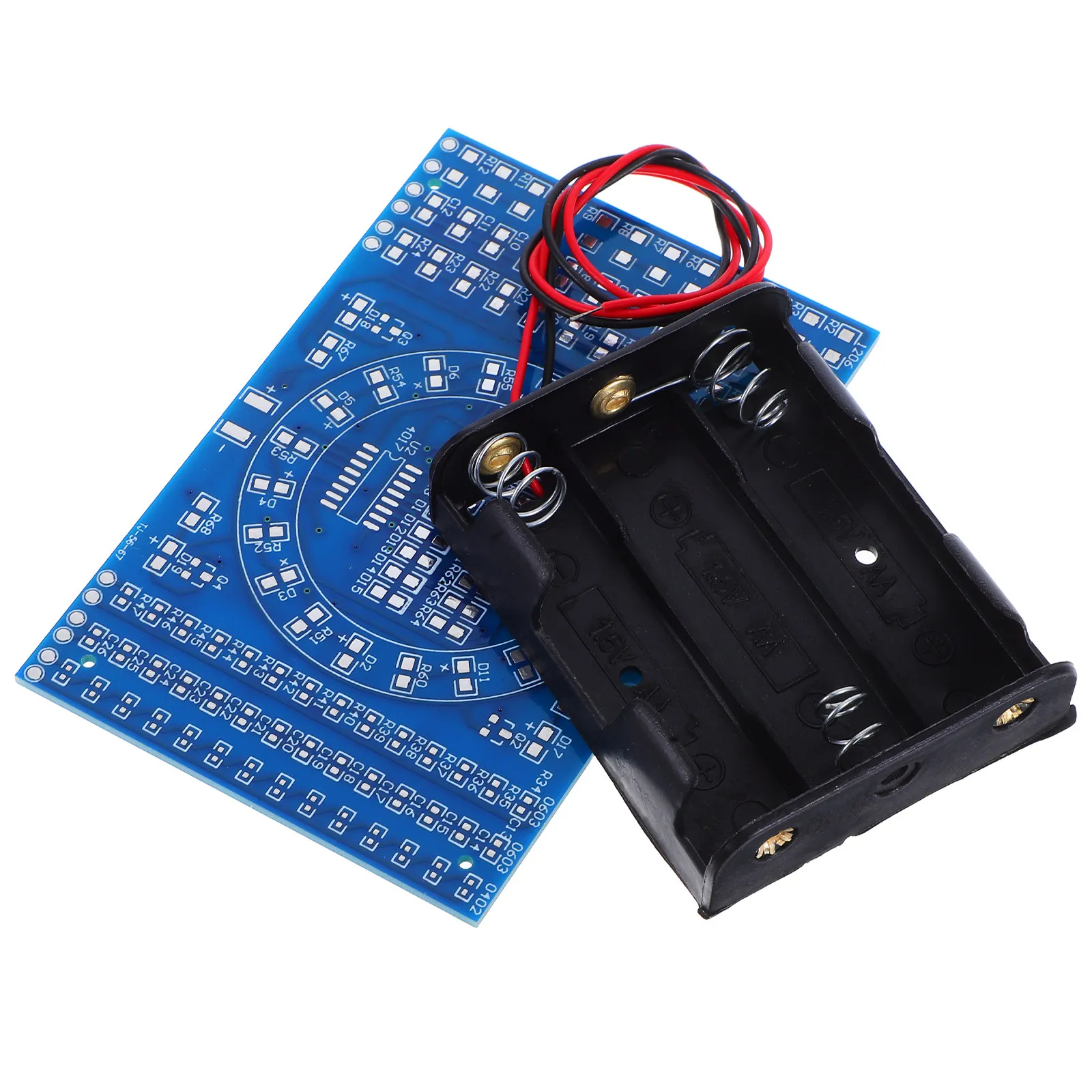 1Set Flowing Water Light Solder Practice Board Kit Surface Mount Electronic DIY Soldering Training Circuit Component Welding