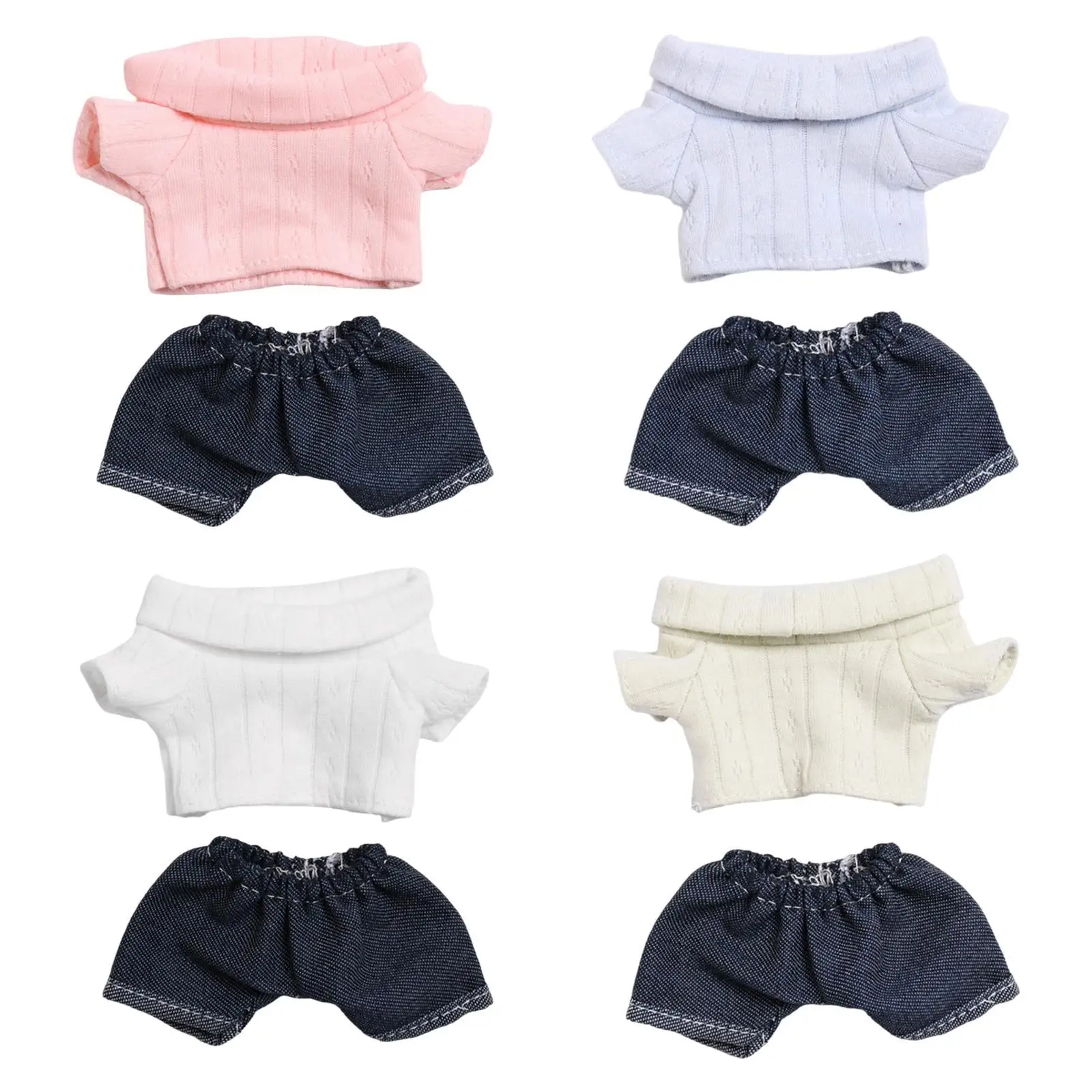 

Doll Clothes and Pants, Accessories Doll Clothes Soft Comfortable Fashion Doll Dress up Doll Clothing for 17cm Pendant Doll