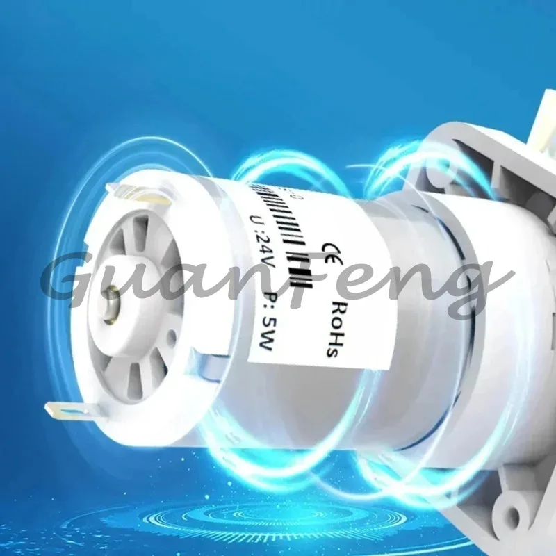 High flow economical dosing pump 600ml/min 12V 24V DC motor self-priming pump