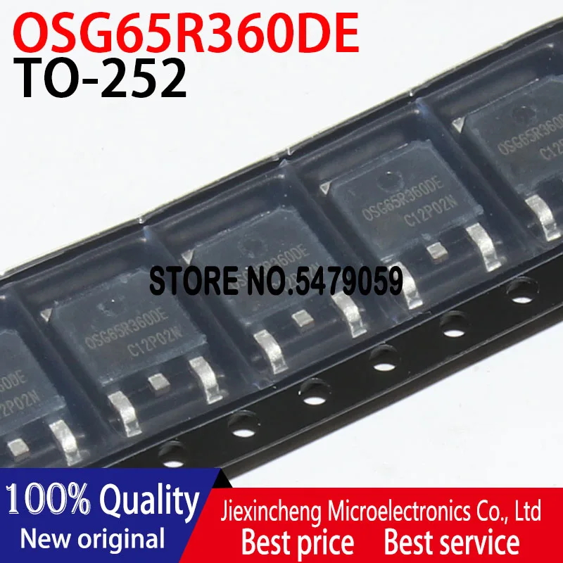 Новый оригинальный OSG65R360DE OSG65R360 TO252 MOSFET