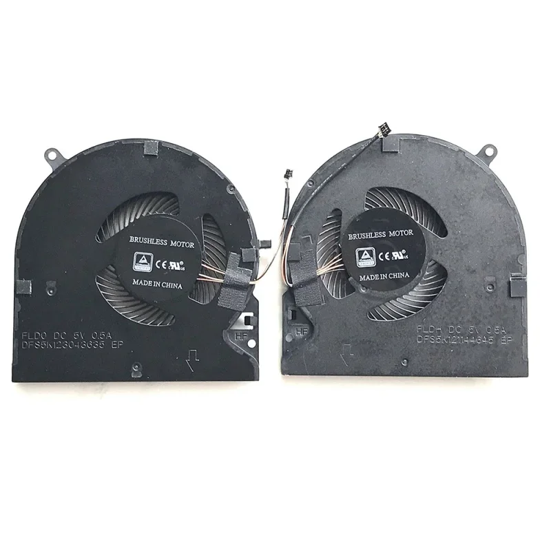 NEW CPU Cooling fan GPU For Razer Blade15 RZ09-0301 FLD0 FLDH DFS5K123043635 DF S5K121144645