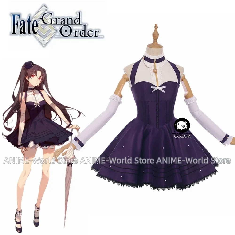 

FGO Fate/Grand Order Moon Girlfriend Ishtar Cosplay Costume Lolita Dress Halloween Costumes for Girls Women Christmas Party