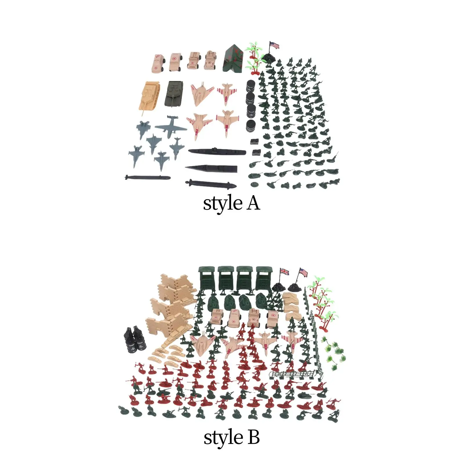 

Soldier Figures Toy Action Figures Realistic Accessories for Games