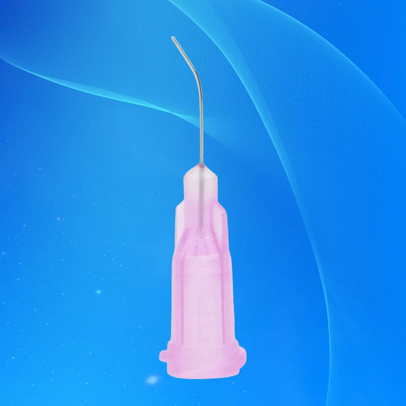 

‌ 100 шт. 30 г 45 ° Иггнутые дозирующие иглы | Насадки с кодированием лавандового цвета для микроклеевого клея, бесплатная доставка ‌