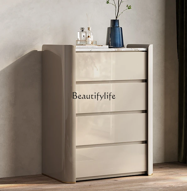 Modern Simple and Fashionable Customized Advanced Paint Storage Cabinet Chest of Drawers Cosmetic Cabinet