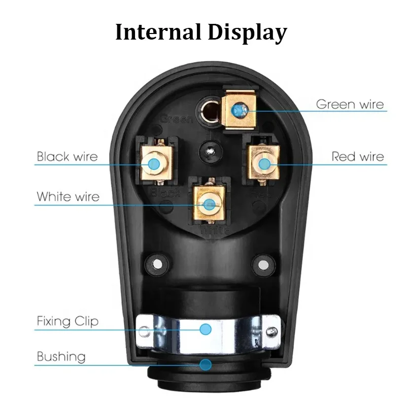 NEMA 14-50 Female 50 Amp RV Camper Caravan male Plug Replacement Receptacle Plug