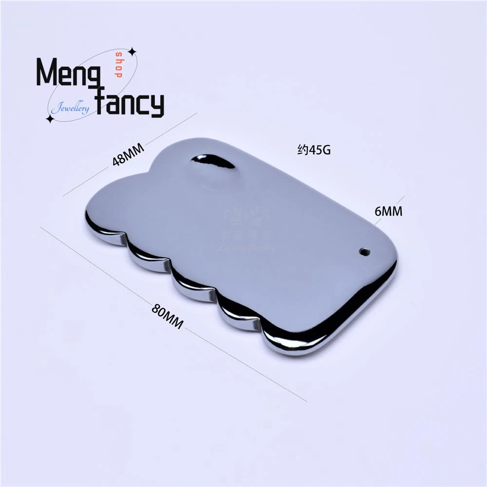 لوح كشط تيراهيرتز من حجر الطاقة الطبيعية متعدد الوظائف سبا رائع وأنيق وبسيط عالي الجودة لتدليك التجميل #5