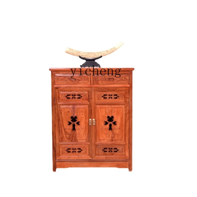

Yy Solid Wood Sideboard Pterocarpus Erinaceus Poir. Tea Cabinet Tea Cabinet Storage Rack Sitting Room Cabinet