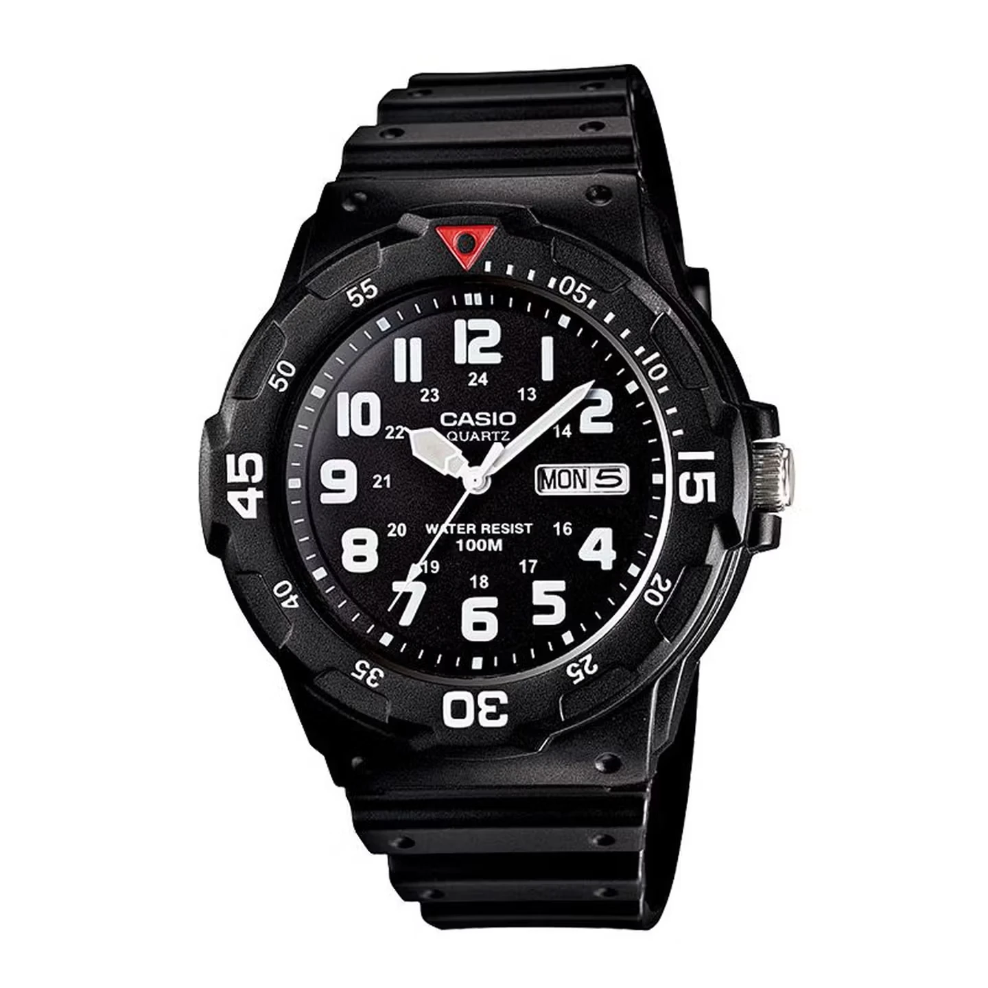Casio MRW200H Series | Unisex Analog Watch | 100M WR | Stainless Steel Case | 3 Hand Analog | Date Display | 3 Year Battery