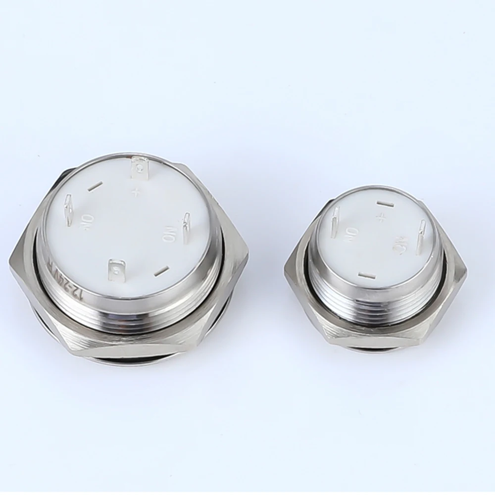 Mini Push Button Switch 12/16/19/22/25/30mm Electric Waterproof Power 12v Led Light Momentary Short Pressure Latching Fix On Off