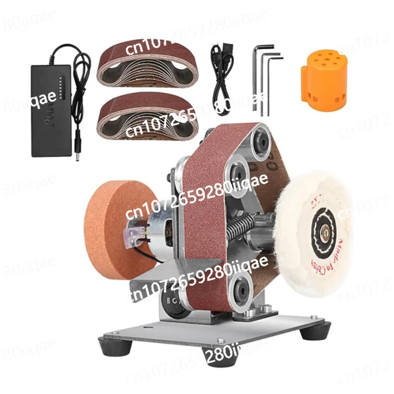 Miniature Multifunctional Small Mini Electric Belt Grinding Machine Polishing Machine Woodworking Sharpening Knife