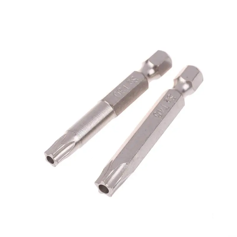 7 Pcs S2 Magnetic Star Screw Driver 5 Point Screwdriver Bits 50mm 1/4" Hex Shank T10 T15 T20 T25 T27 T30 T40
