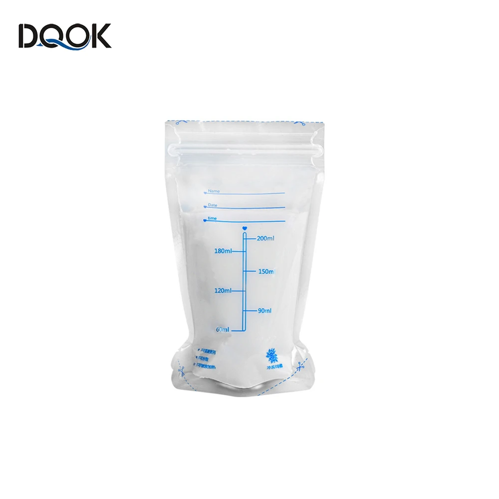 30Pcs 250ml Breast Milk Storage Containers Milk Freezer Bags Mother Maternal Baby Food Store BPA Free Safe Feed Preserve Bags