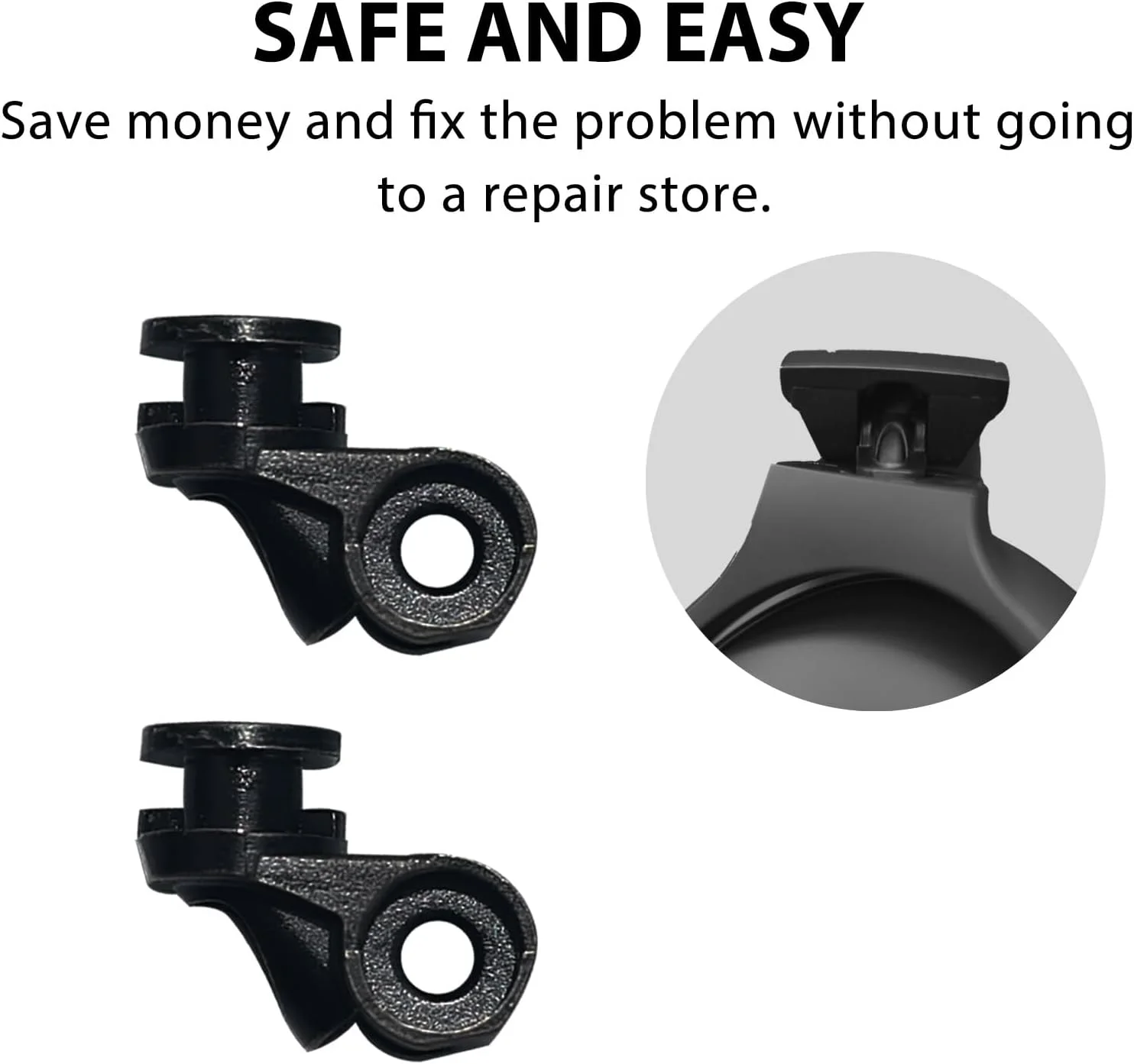 QC 35 Hinge Swivel Metal Hinge Replacement Repair Parts Accessories for Bose QuietComfort 35/QC35 II/QC45/QC25 Headphones view 4