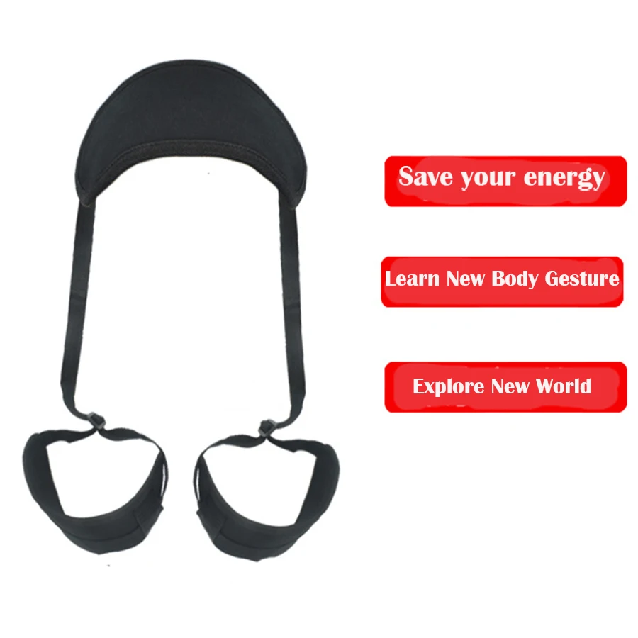 Open Thigh BDSM Sex Toy SM Slave Open Leg Sextoy Adjustable Adult Couple Erotic Game Bandage Neck Pillow Accessory Set 18+ Play
