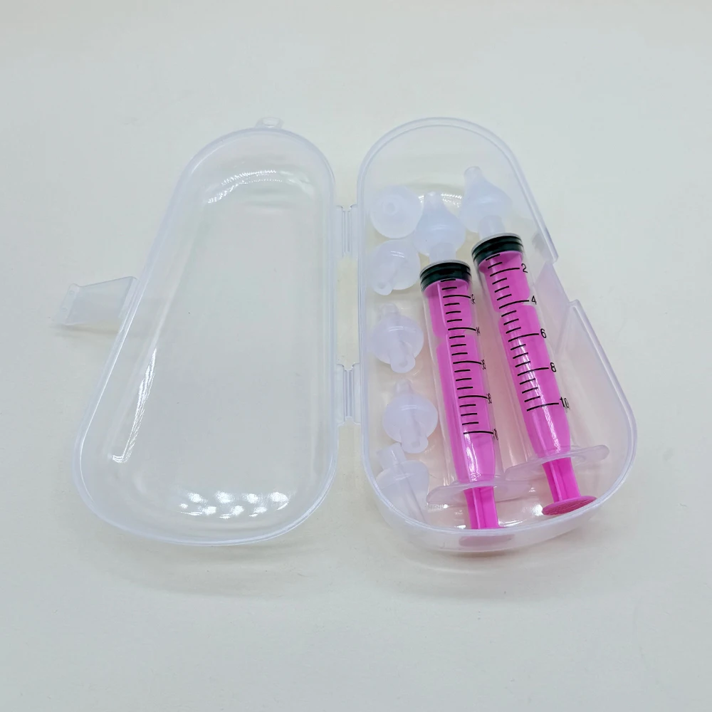 20ML Baby Nasal Aspirator Syringe Baby Nose Cleaner Rhinitis Nasal Washer Irrigator Needle Baby Nose Washing for Children