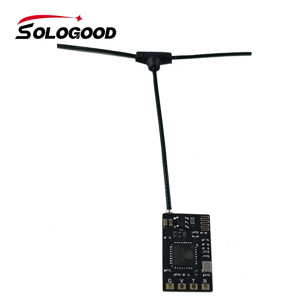 SoloGood ELRS 2.4G Receptor ExpressLRS Mejor rendimiento en velocidad Gama de latencia para RC Racing Drone