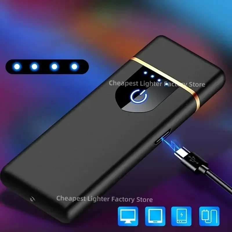 Hot Sale Selling Usb Rechargeable Electric Heating Wire Cigarette Lighter Portable Fashionable Lighter Gift For Men And Women