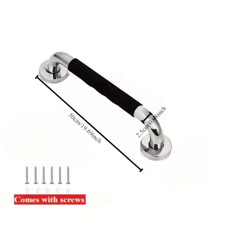 Stainless Steel Bathtub Grab Bar Set