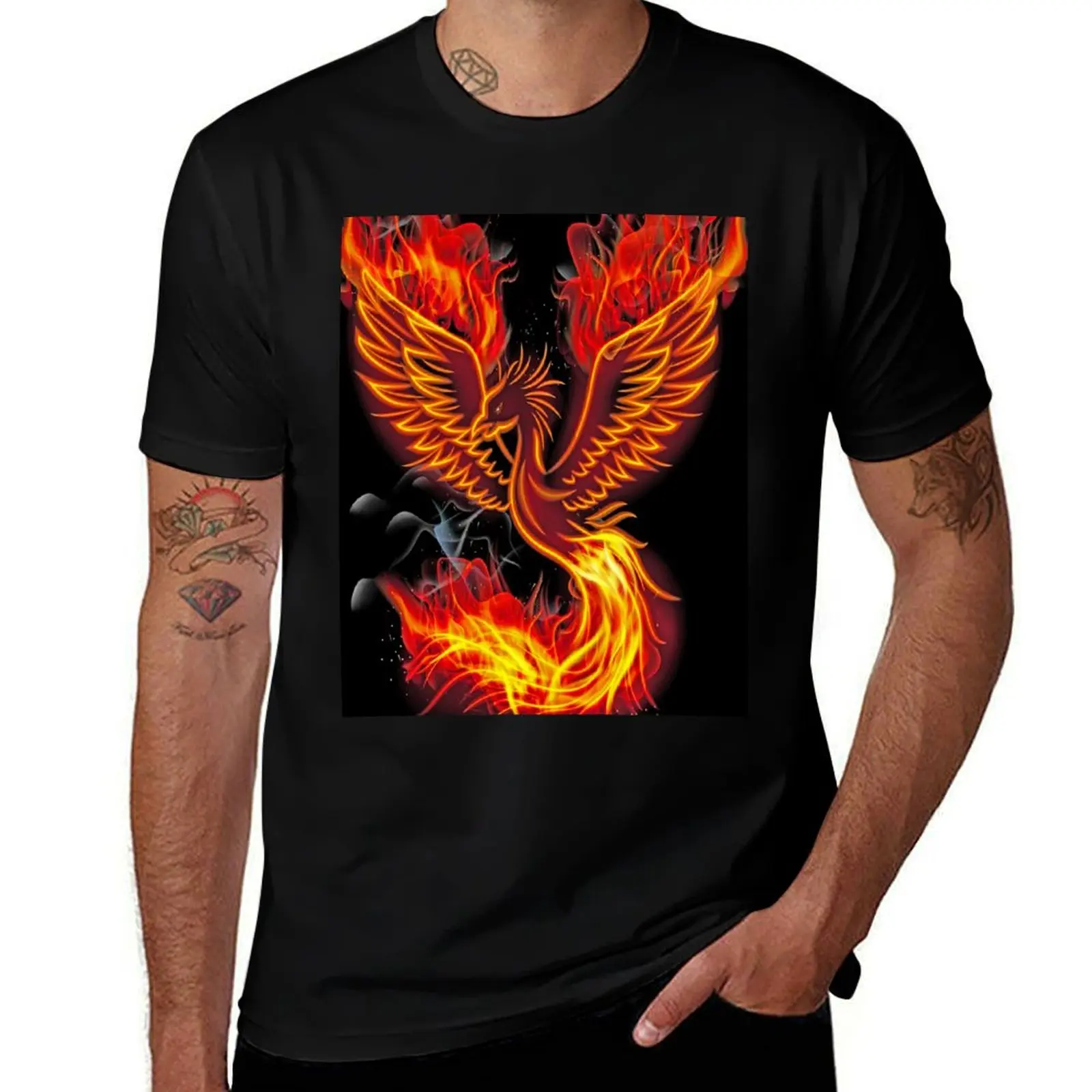 

PHOENIX BIRD  Things for personal use and gifts / Theme: Birds, Animals, Firebird, Reborn, Fantasy  T-Shirt