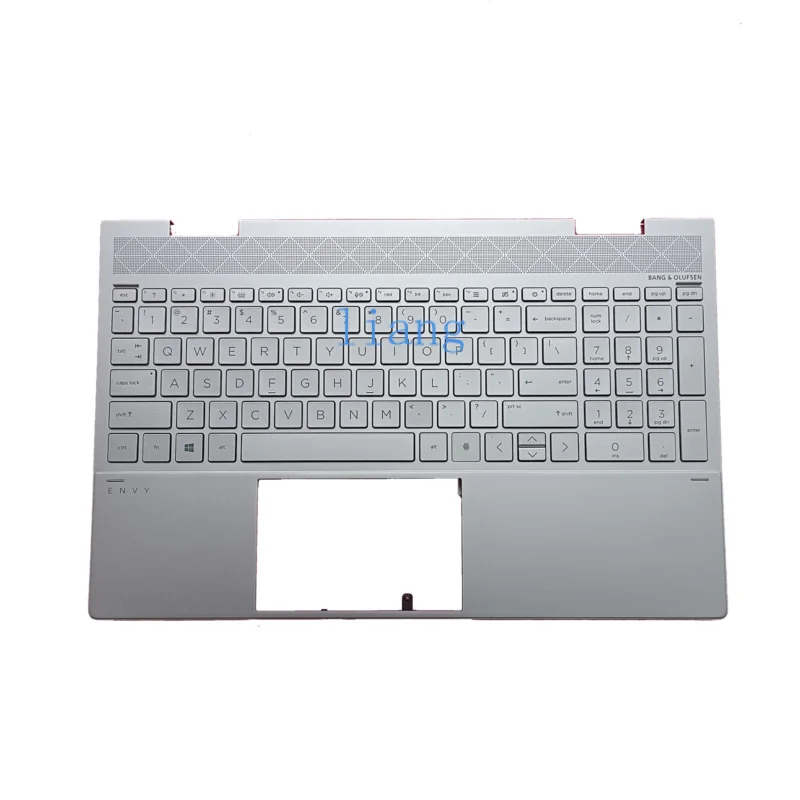 

Silver Palmrest For HP Envy X360 15T-ED 15-ED w/Backlit Keyboard 15.6 L93227-001