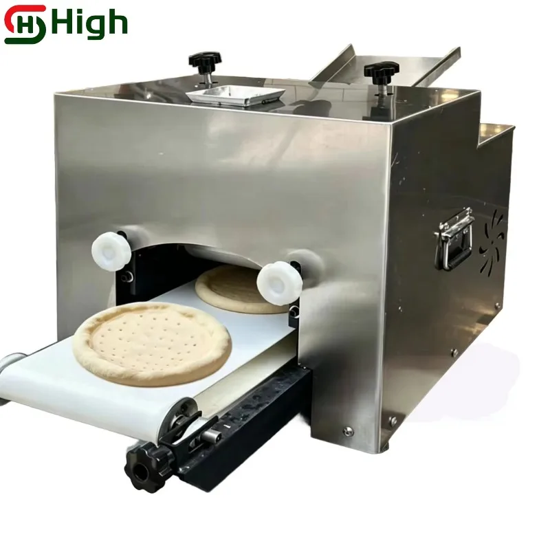 2026 Multifunctional Intelligent Pizza Base Forming Machine Manual Operation for Cheese Pizza Thin Crust Commercial Dough Presse