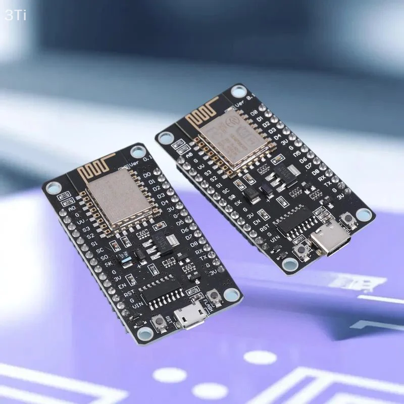 ESP8266 ESP-12F WIFI Layout، Nodemcu Lua Development Blackboard V2.1، CH340 Micro USB مع فلاش وزر RST.