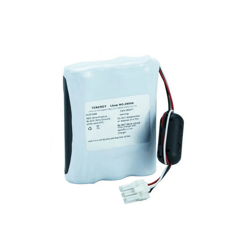 10.8V 2600mah High Quality Customs Lithium Ion Replacement Medi cal 34004 Battery for Vi tal Signs M onitor 3ICR19/66 VS100