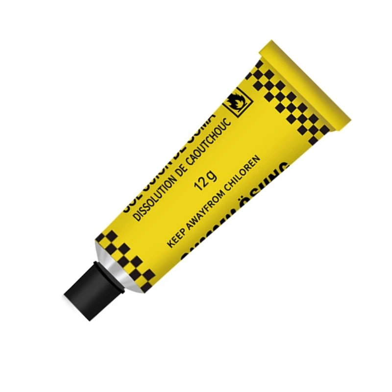 Easy Apply Motorcycle Tyre Repair Glues 20ml/12g Glowing Tire Sealant Tire Repair for Night Time Emergency Situations