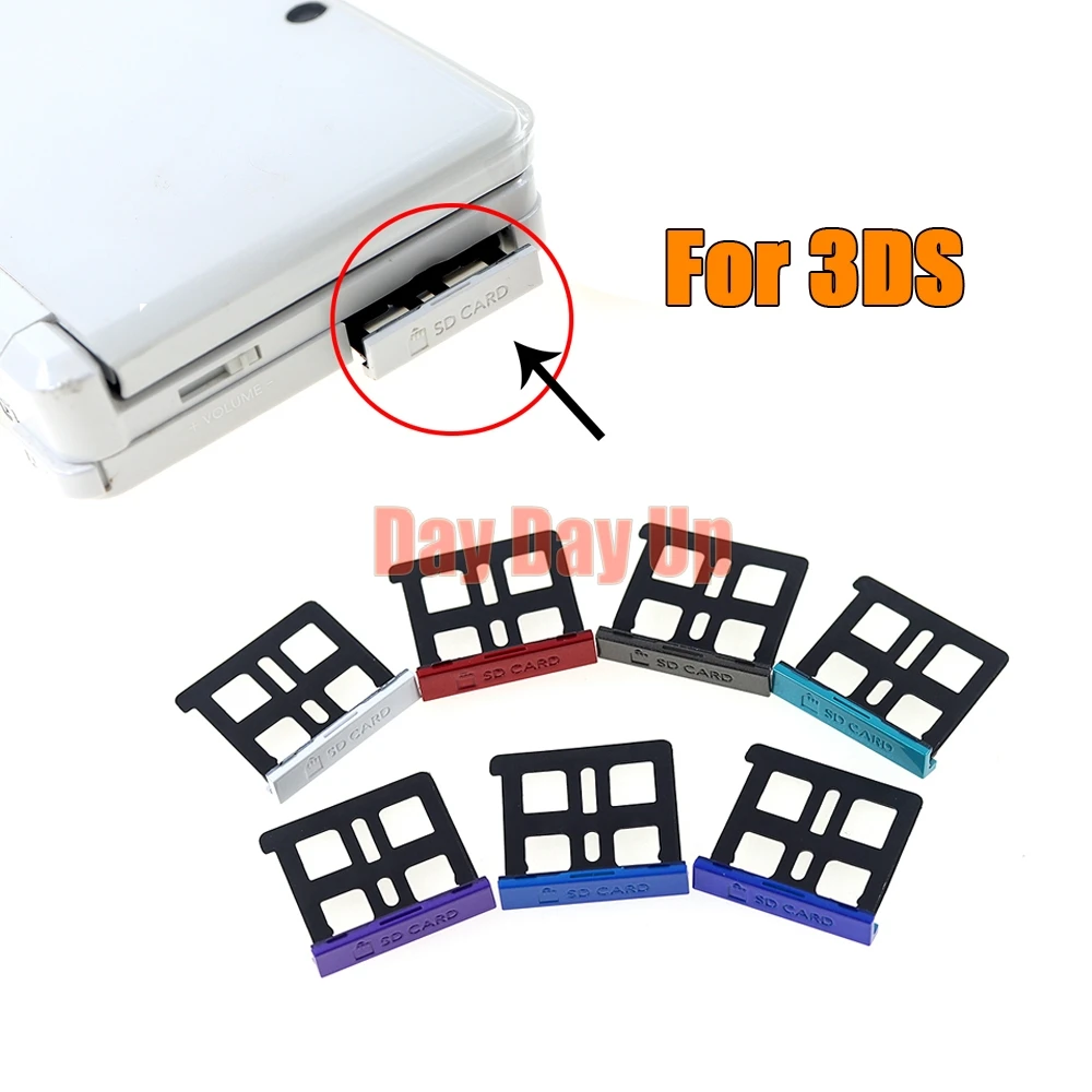 30 قطعة الأصلي ل 3DS SD فتحة للبطاقات التوصيل غطاء فتحة بطاقة الذاكرة