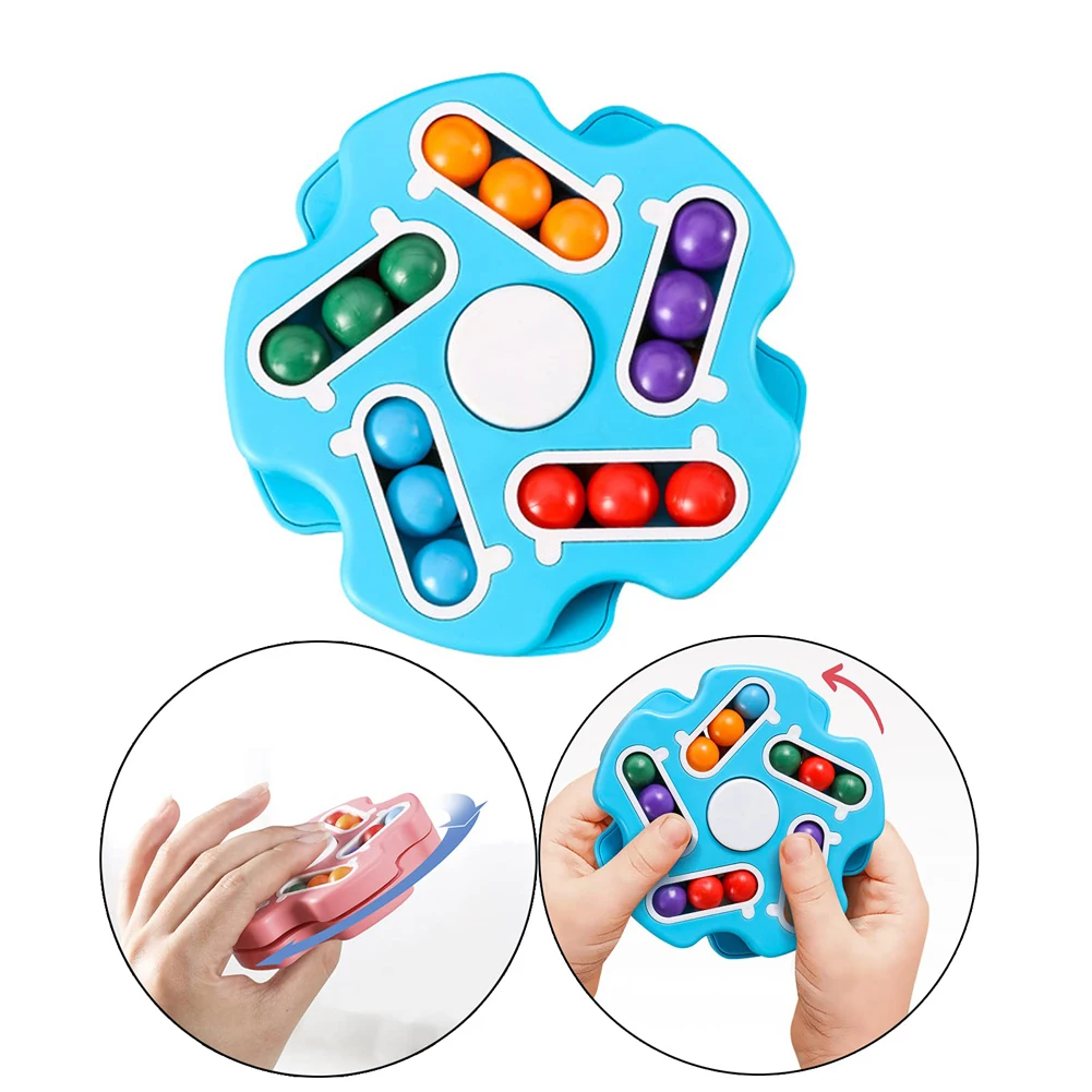 Rotating Magic Bean Adult Antistress Fidget Toy Autism ADHD Stress Relief Fingertip Toys For Kids Fidget Pad