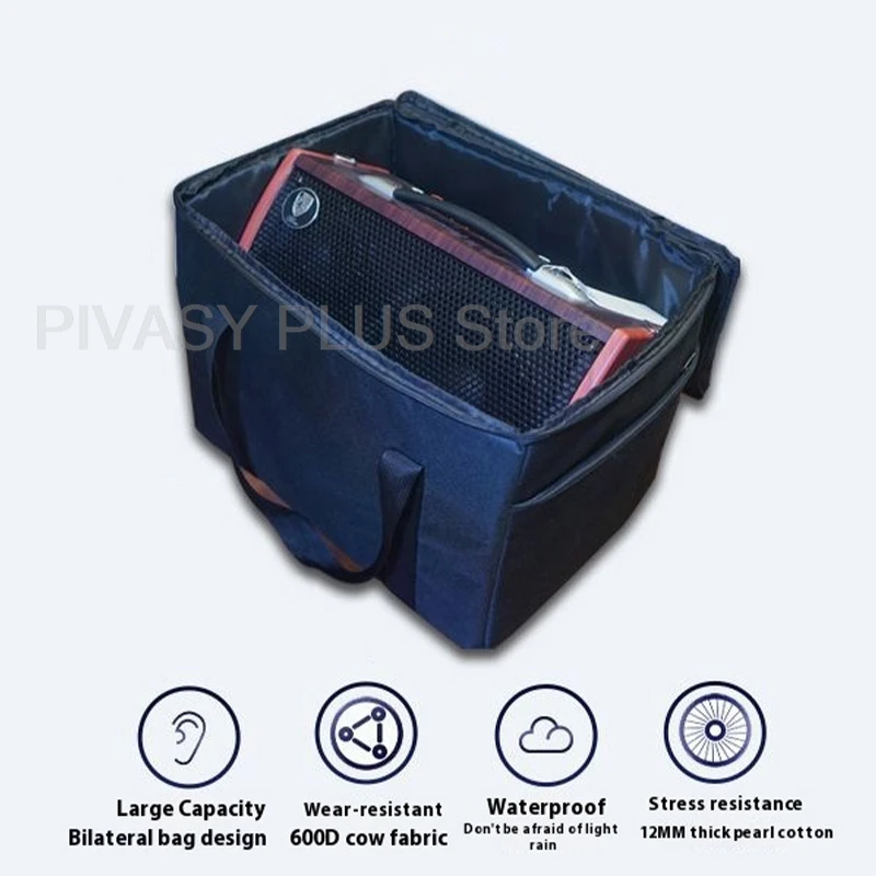30x30x44cm Luidsprekertas 600D Oxford Stof Audio Case Waterdichte Luidsprekers Tas 12MM EPE Schuim Luidsprekerbeschermer Voor Buitengebruik
