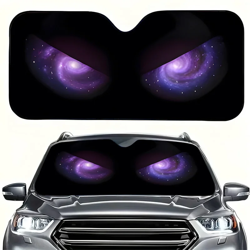 1Pcs Sun Shade For Car Windshield, Playful Vibrant Design, Easy Installation, For SUV, RV