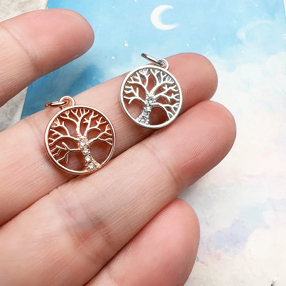 Pendant Small Tree Brand New Spring Fine Jewelry 925 Sterling Silver Accessories Romanitc Gift For Woman