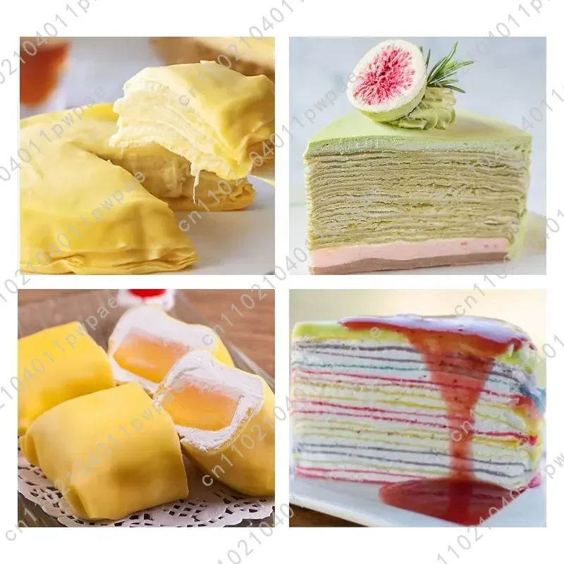 Automatic Industrial Pancake Cake Machine Baking Cake Crust Rice Crepe Plate Machine