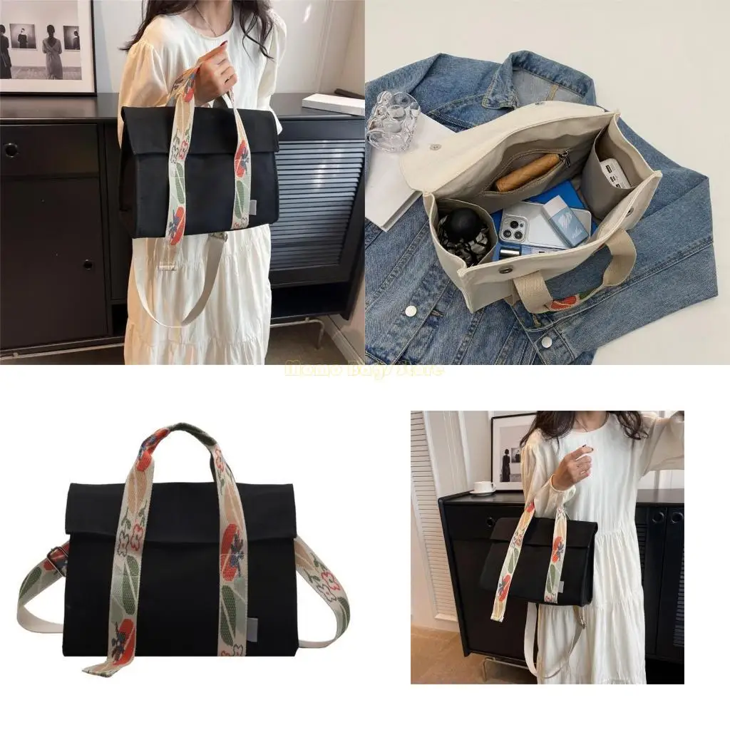 

X90D Spacious Canvas Bag For Women Large Capacity Handbags And Crossbody Satchels