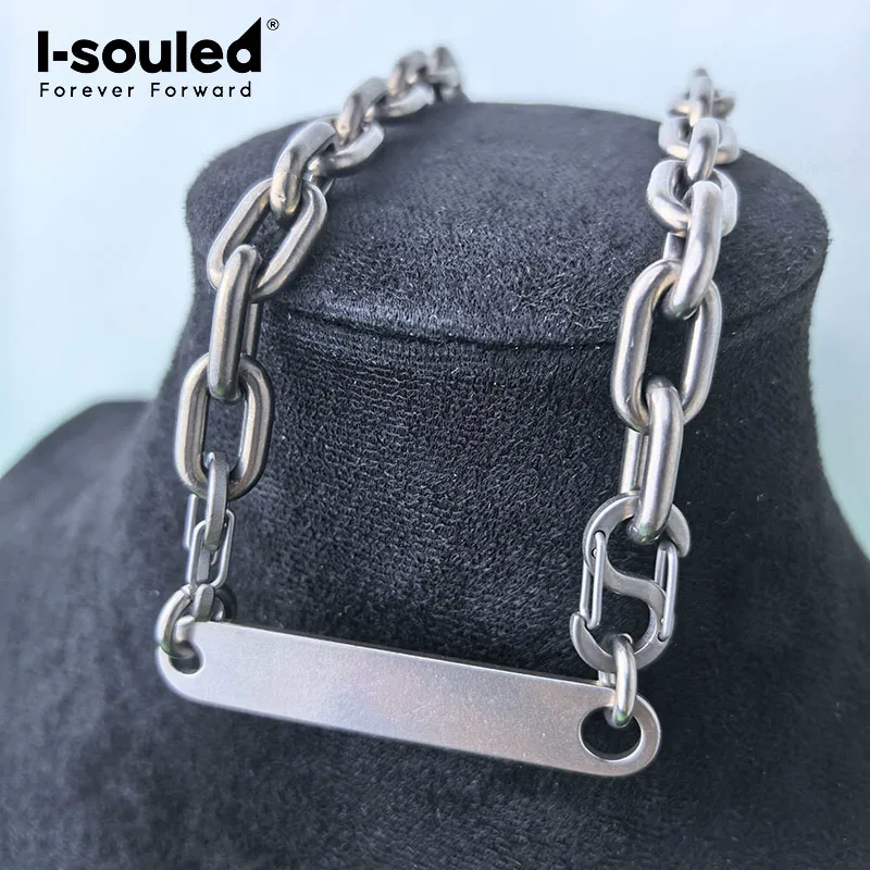 TA1 Industrial Grade Pure Titanium 9.5mm O-Chain Necklace Men's Trendy Style Likes