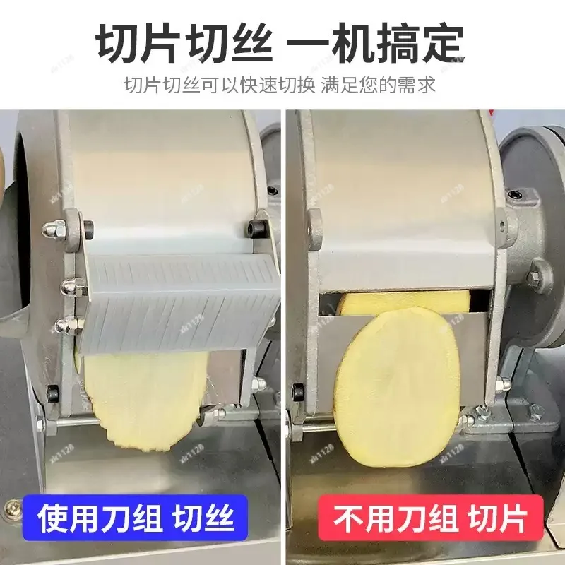Automatic Vegetable Cutting Machine Multi-purpose Potato Grater Slicer Device