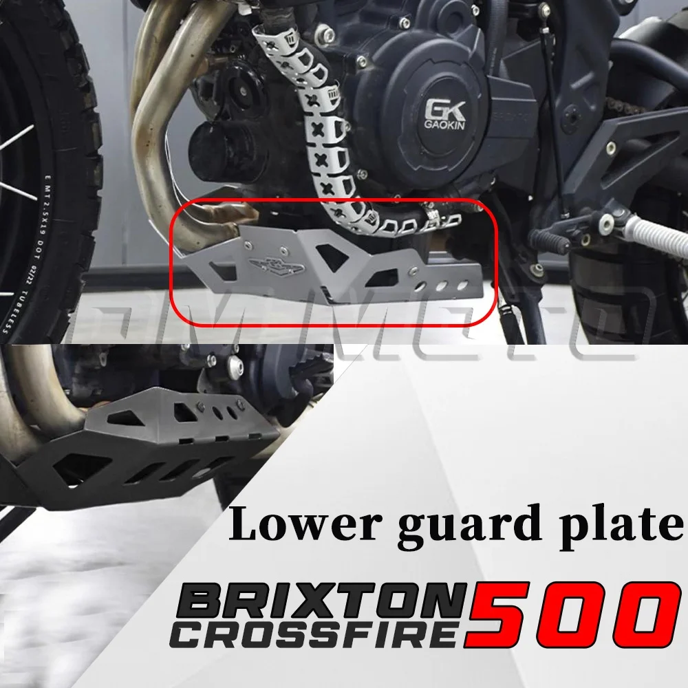 

Motorcycle stainless steel engine skid plate and chassis decorative cover for BRIXTON CROSSFIRE 500 GK gk 500 500GK gk500